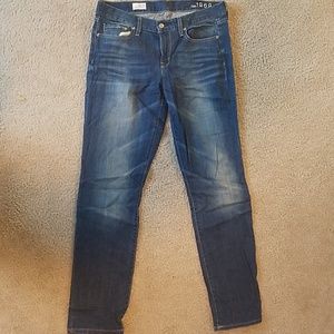 Gap real straight jeans
